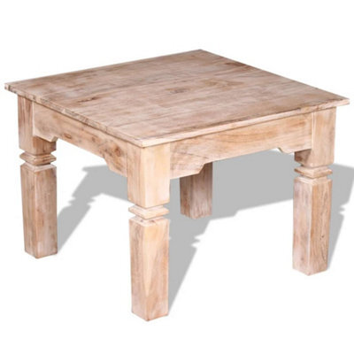 Berkfield Strong Coffee Table Acacia Wood 60X60X45 Cm - image 1