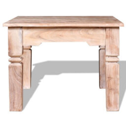 Berkfield Strong Coffee Table Acacia Wood 60X60X45 Cm - thumbnail 6