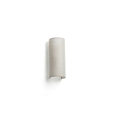 Luminosa Lighting Luminosa Otton Round Linen Up Down Wall Lamp Vertical 2 Light - image 1