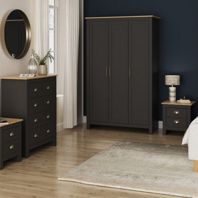 Gfw Lancaster 4 Piece Bedroom Set Black - image 1