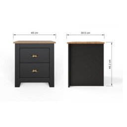 Gfw Lancaster 4 Piece Bedroom Set Black - thumbnail 8
