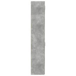 Berkfield Slim Storage Cabinet Concrete Grey 30X42.5X225 Cm Engineered Wood - thumbnail 7