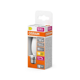 Osram Led Lamp Superstar Light Bulb B40 Candle Shape Filament B22D 6 Pack - thumbnail 3