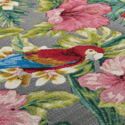 Multicoloured  Outdoor Rug, Floral Stain-Resistant Rug For Patio Decks Garden, Modern Outdoor Area Rug-120Cm X 170Cm - thumbnail 2