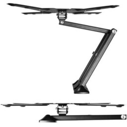 Tectake Television Bracket - 26-75 Inch Screens, Extendable, Tilt, Swivel Tv Wall Mount 100 Kg - Black - thumbnail 3