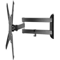 Tectake Television Bracket - 26-75 Inch Screens, Extendable, Tilt, Swivel Tv Wall Mount 100 Kg - Black - thumbnail 2