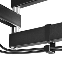 Tectake Television Bracket - 26-75 Inch Screens, Extendable, Tilt, Swivel Tv Wall Mount 100 Kg - Black - thumbnail 5