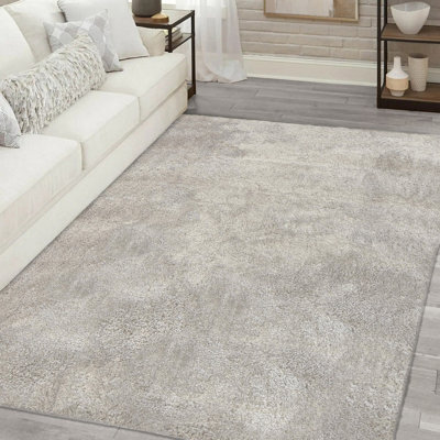 Latte Plain Large Rug, (L)230Cm X (W)160Cm - image 1
