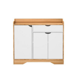White Shoe Storage Cabinet Unit Cupboard Hallway Furniture Living Room Shoe Rack Natural
