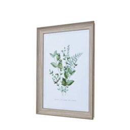 White Washed A2 Picture Frame - Rustic Elegance For Art & Photos