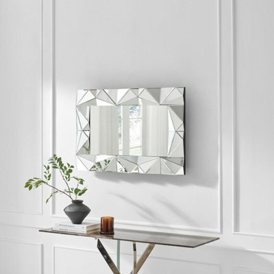 Furniturebox Uk Atlas Vintage Style Medium Rectangle 90X60Cm Mirror - image 1