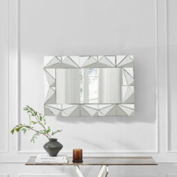 Furniturebox Uk Atlas Vintage Style Medium Rectangle 90X60Cm Mirror - thumbnail 2