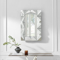 Furniturebox Uk Atlas Vintage Style Medium Rectangle 90X60Cm Mirror - thumbnail 4