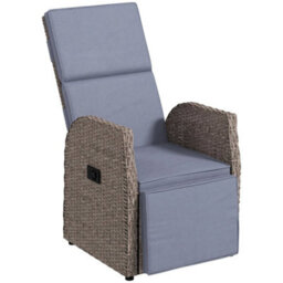 Outdoor Recliner Chair Rattan Reclining Lounge Chair