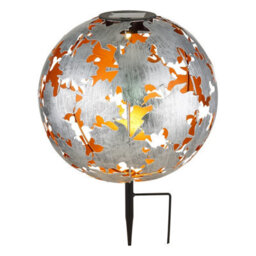 Luminosa Lighting Luminosa Solarleuchte Outdoor Spike Silver Grey Ip44 Led 3000K