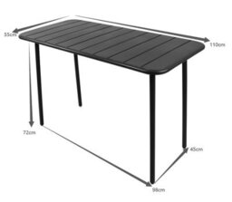 Vcm Metal Bistro Table Balcony Table Sumila - thumbnail 5