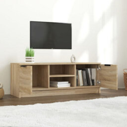 Berkfield Tv Cabinet Sonoma Oak 102X35X36.5 Cm Engineered Wood - thumbnail 6