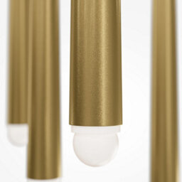 Luminosa Lighting Luminosa Maytoni Cascade Modern 5 Light Cluster Pendant Ceiling Light Brass Integrated Led 4000K - thumbnail 3