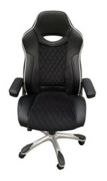 Alphason Dorel Home Silverstone Gaming Chair In Black - thumbnail 1