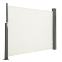 Living And Home Beige Outdoor Patio Retractable Side Awning Balcony Sunshade Blind 300Cm X 140 Cm - thumbnail 3
