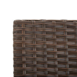 Berkfield Garden Bench With Cushions Brown 176 Cm Poly Rattan - thumbnail 8