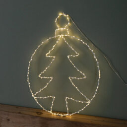 Samuel Alexander 48Cm X 38Cm Light Up Hanging Christmas Tree Bauble With 250 Warm White Leds - thumbnail 5