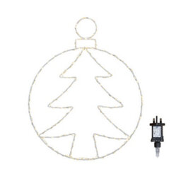 Samuel Alexander 48Cm X 38Cm Light Up Hanging Christmas Tree Bauble With 250 Warm White Leds - thumbnail 8