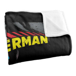 DC comics Superman Alternate Silky Supersoft Blanket Black/multicoloured (One Size) - thumbnail 3