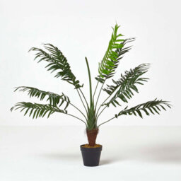 Homescapes Artificial Palm Tree Plant With Pot 70 Cm Handcrafted Green Indoor Decorative Faux House Plant - thumbnail 5