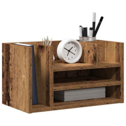Walplus Desk Organiser Artisan Oak 44.5 X 24 X 25 Cm Engineered Wood - thumbnail 3