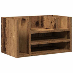 Walplus Desk Organiser Artisan Oak 44.5 X 24 X 25 Cm Engineered Wood - thumbnail 2