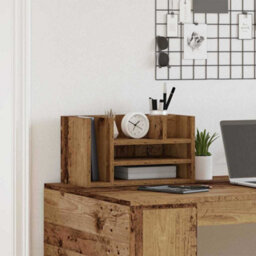 Walplus Desk Organiser Artisan Oak 44.5 X 24 X 25 Cm Engineered Wood - thumbnail 4