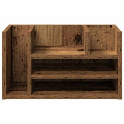 Walplus Desk Organiser Artisan Oak 44.5 X 24 X 25 Cm Engineered Wood - thumbnail 5