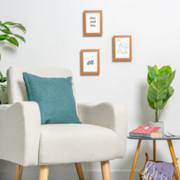 "Nicola Spring 5 X 7"" Photo Frames - Dark Wood - 3D Photo Frame Picture Frame Box Portrait Display Case (20 X 15Cm) Set Of 5" - thumbnail 7