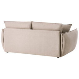 Wyld And Coco Novaliving Taupe Fabric Living Room Set - Low Profile Sofa And Armchairs. - thumbnail 6