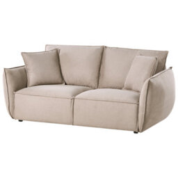 Wyld And Coco Novaliving Taupe Fabric Living Room Set - Low Profile Sofa And Armchairs. - thumbnail 5