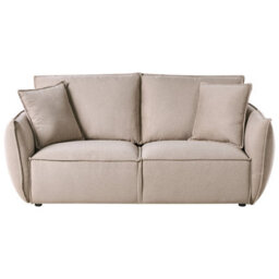 Wyld And Coco Novaliving Taupe Fabric Living Room Set - Low Profile Sofa And Armchairs. - thumbnail 1