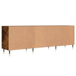 Berkfield Tv Cabinet Smoked Oak 150X30X50 Cm Engineered Wood - thumbnail 8