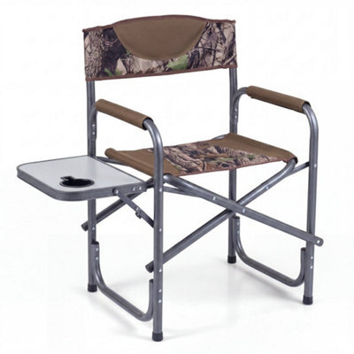 Folding Camping Chair For Outdoor Sports W/ Cup Holder - image 1