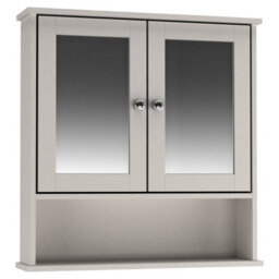 Urbn-Living Urbnliving - Grey - Wall Mirror Cabinet - thumbnail 5