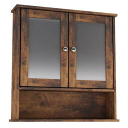 Urbn-Living Urbnliving - Grey - Wall Mirror Cabinet - thumbnail 8
