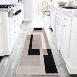 Ameha Printed Rug Living Room Bedroom Runner Non Slip Hallway Extra Large Area Rug Kitchen Floor Mats(Milo Neutral, 80X300 Cm) - thumbnail 7