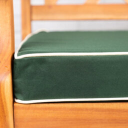 Alfresia Green 3 Seater Garden Bench Cushion, 153Cm Wide, Filled With Thick Luxury Foam - thumbnail 6