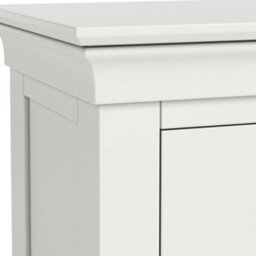Colette White 2 Over 3 Chest Of Drawers Fully Assembled - By Roseland Furniture - thumbnail 9