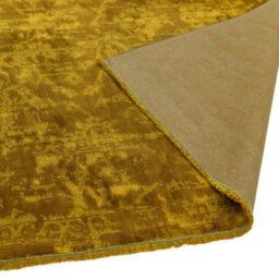 Gold Abstract Luxurious Modern Easy To Clean Abstract Rug For Dining Room Bedroom And Living Room-200Cm X 290Cm - thumbnail 3