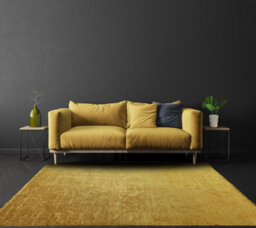 Gold Abstract Luxurious Modern Easy To Clean Abstract Rug For Dining Room Bedroom And Living Room-200Cm X 290Cm - thumbnail 1