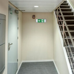 Long Life Lamps Company Glass Emergency Led Light Bulkhead With Green Man Fire Exit Sleeve Celling Or Wall Mount Eml01D - thumbnail 9