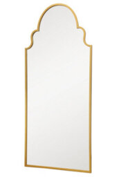 "Mirroroutlet  Arcus - Gold Framed Arched Leaner / Wall Mirror 79"" X 33"" (200Cm X 85Cm)" - thumbnail 4