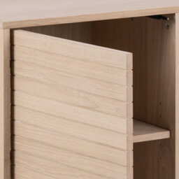 Wyld Haus Nakskov 3-Door White Oak Sideboard With Lamella Panels - thumbnail 8