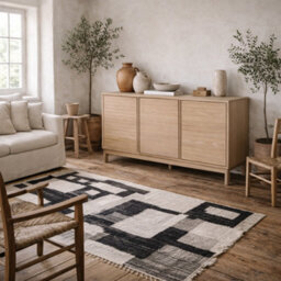 Wyld Haus Nakskov 3-Door White Oak Sideboard With Lamella Panels - thumbnail 1